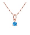 December Birthstone Silver Necklace SPE-5721